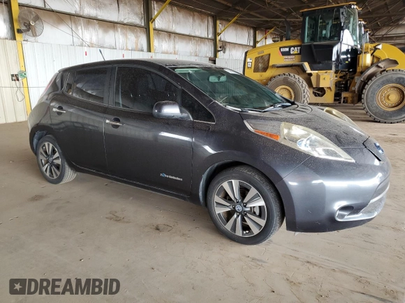 2013 Nissan LEAF SL with VIN 1N4AZ0CP0DC403733, listed as a Copart auction lot 55895555 with 56,896 mi miles and Clean Title. Bid and sale history available at DreamBid. Image 4.