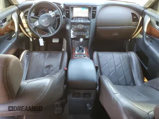 2016 Infiniti QX70 with VIN JN8CS1MU4GM670913, listed as a Copart auction lot 44271595 with 66,151 mi miles and Salvage title. Bid and sale history available at DreamBid. Image 8.