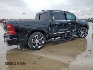 2022 Ram 1500 Limited with VIN 1C6SRFHTXNN400438, listed as a Copart auction lot 58592635 with 17,390 mi miles and Salvage title. Bid and sale history available at DreamBid. Image 3.