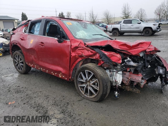 2018 Mazda CX-5 Grand Touring with VIN JM3KFBDM2J0432713, listed as a Copart auction lot 88693565 with 0 mi miles and Salvage Title. Bid and sale history available at carsss.com. Image 4.