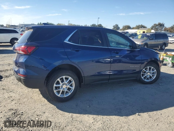 2022 Chevrolet Equinox LT with VIN 3GNAXKEV4NL295878, listed as a Copart auction lot 72569234 with 14,493 mi miles and Salvage Title. Bid and sale history available at DreamBid. Image 3.
