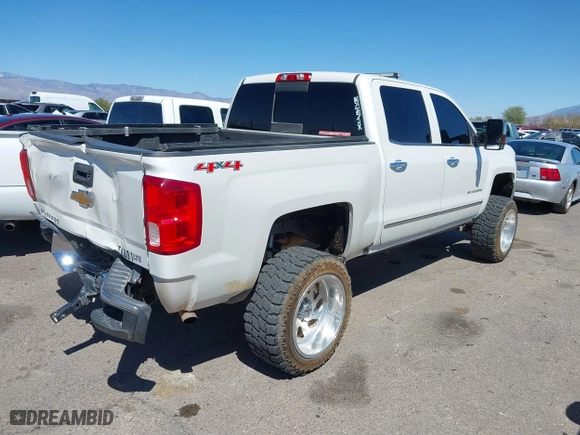 2017 Chevrolet Silverado 1500 LTZ with VIN 3GCUKSEJ1HG352553, listed as a IAAI auction lot 41852204 with 87,883 mi miles. Bid and sale history available at carsss.com. Image 4.