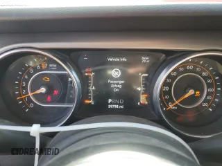 2019 Jeep Wrangler Unlimited Sport S with VIN 1C4HJXDGXKW557241, listed as a Copart auction lot 52485164 with 59,798 mi miles and Salvage title. Bid and sale history available at DreamBid. Image 9.
