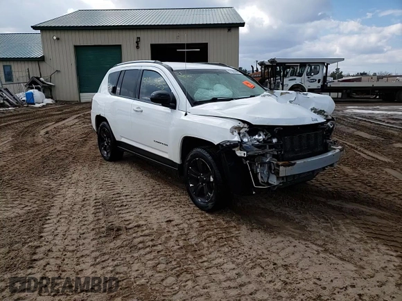 2017 Jeep Compass High Altitude with VIN 1C4NJDEB2HD204405, listed as a Copart auction lot 51505555 with 162,630 mi miles and Clean title. Bid and sale history available at DreamBid. Image 14.