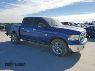 2018 Ram 1500 Big Horn with VIN 1C6RR7LG0JS258000, listed as a Copart auction lot 43453985 with 127,223 mi miles and Salvage Title. Bid and sale history available at carsss.com. Image 4.