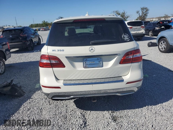 2013 Mercedes-Benz M 350 with VIN 4JGDA5JB0DA207866, listed as a Copart auction lot 48928315 with Not Provided miles and Salvage Title. Bid and sale history available at DreamBid. Image 6.