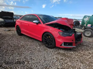 2016 Audi S3 Premium Plus with VIN WAUB1GFF4G1037189, listed as a Copart auction lot 43828595 with 77,857 mi miles and Salvage Title. Bid and sale history available at carsss.com. Image 4.