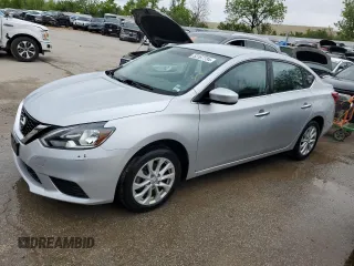 2018 Nissan Sentra SV z VIN 3N1AB7AP9JL642677, wystawiony jako Copart lot #53167734 z przebiegiem 75 973 mil mil oraz Szkoda całkowita • Salvage title. Historia ofert i sprzedaży dostępna na DreamBid. Obrazek 1.