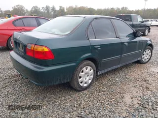 2000 Honda Civic VP with VIN 2HGEJ6615YH603265, listed as a IAAI auction lot 40861514 with 186,694 mi miles. Bid and sale history available at carsss.com. Image 4.