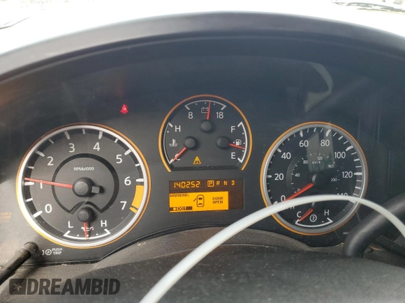 2009 Nissan Titan SE with VIN 1N6BA07D99N313592, listed as a Copart auction lot 41770525 with 140,252 mi miles and Salvage Title. Bid and sale history available at carsss.com. Image 9.