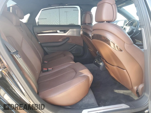 2014 Audi A8 3.0T with VIN WAURGAFD7EN011250, listed as a Copart auction lot 83664654 with 102,924 mi miles and Salvage title. Bid and sale history available at DreamBid. Image 10.