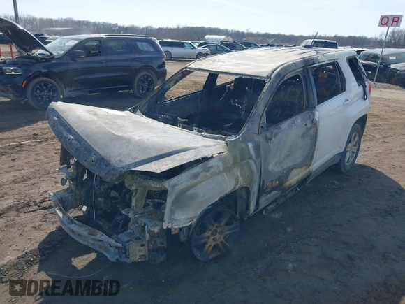 2015 GMC Terrain SLE with VIN 2GKFLVEK3F6115494, listed as a IAAI auction lot 41776866 with Not Provided miles. Bid and sale history available at carsss.com. Image 6.