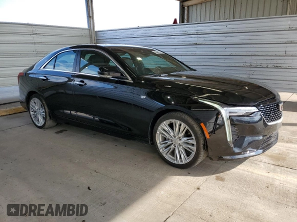 2023 Cadillac CT4 Premium Luxury z VIN 1G6DB5RK1P0138494, wystawiony jako Copart lot #72723694 z przebiegiem 30 491 mil mil oraz Czysty tytuł • Clean title. Historia ofert i sprzedaży dostępna na DreamBid. Obrazek 4.