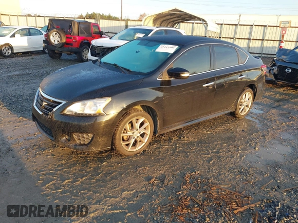 2015 Nissan Sentra SV with VIN 3N1AB7AP1FY311621, listed as a IAAI auction lot 41445400 with 134,121 mi miles and . Bid and sale history available at DreamBid. Image 2.
