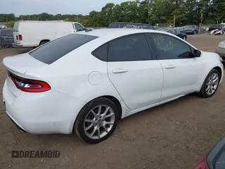 2013 Dodge Dart SXT with VIN 1C3CDFBA4DD344847, listed as a IAAI auction lot 40438365 with 277,148 mi miles. Bid and sale history available at carsss.com. Image 4.