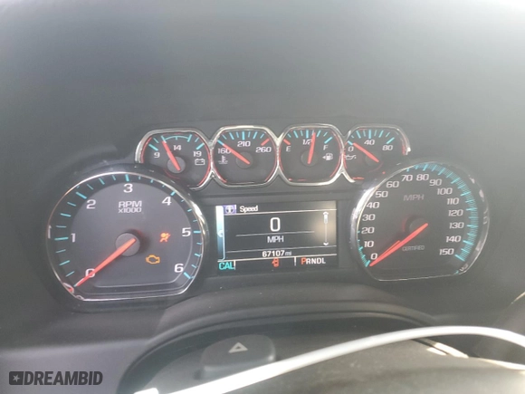 2020 Chevrolet Tahoe Commercial with VIN 1GNLCDEC4LR233952, listed as a Copart auction lot 41611725 with 67,107 mi miles and Salvage Title. Bid and sale history available at carsss.com. Image 9.