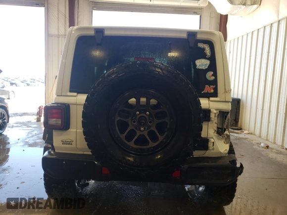 2023 Jeep Wrangler Sport S with VIN 1C4HJXDG3PW635415, listed as a Copart auction lot 48016565 with 31,494 mi miles and Salvage Title. Bid and sale history available at DreamBid. Image 6.