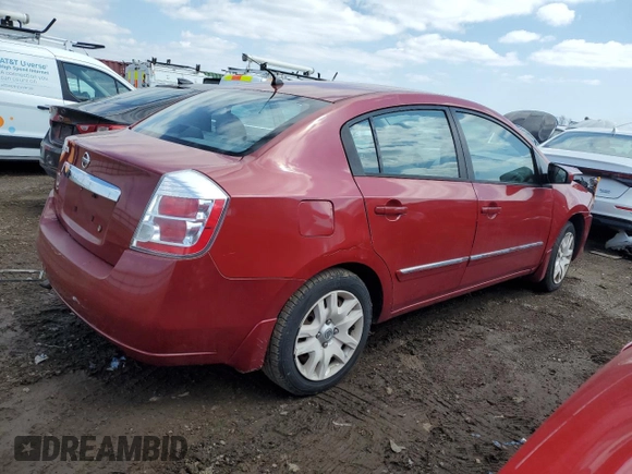 2010 Nissan Sentra S with VIN 3N1AB6AP8AL671968, listed as a Copart auction lot 52311125 with 129,789 mi miles and Salvage Title. Bid and sale history available at carsss.com. Image 3.