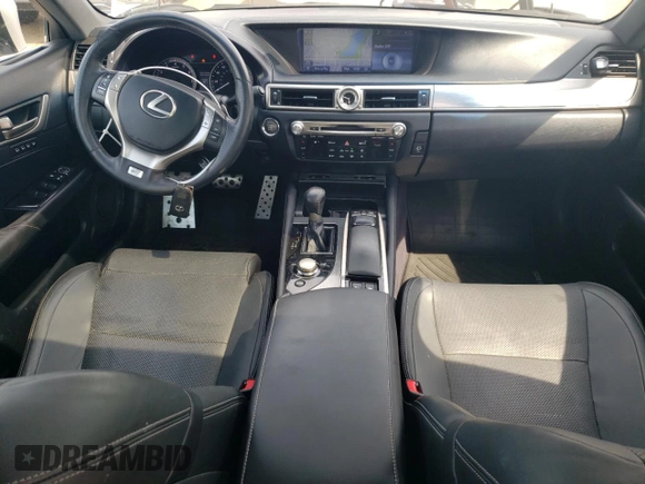 2013 Lexus GS 350 with VIN JTHCE1BL7D5000922, listed as a Copart auction lot 66802844 with 134,482 mi miles and Salvage Title. Bid and sale history available at carsss.com. Image 8.