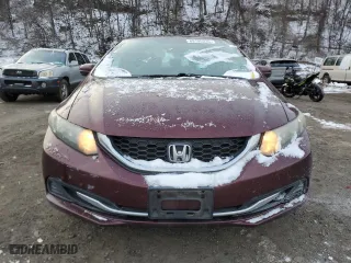 2015 Honda Civic Sedan LX with VIN 19XFB2F54FE218977, listed as a Copart auction lot 89195335 with 184,568 mi miles and Clean Title. Bid and sale history available at carsss.com. Image 5.