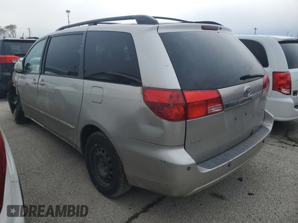 2004 Toyota Sienna XLE with VIN 5TDBA22C04S001029, listed as a Copart auction lot 48892065 with 149,968 mi miles and Salvage Title. Bid and sale history available at carsss.com. Image 2.