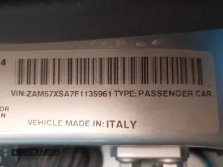 2015 Maserati Ghibli z VIN ZAM57XSA7F1135961, wystawiony jako IAAI lot #40831583 z przebiegiem 89 671 mil mil oraz . Historia ofert i sprzedaży dostępna na DreamBid. Obrazek 9.