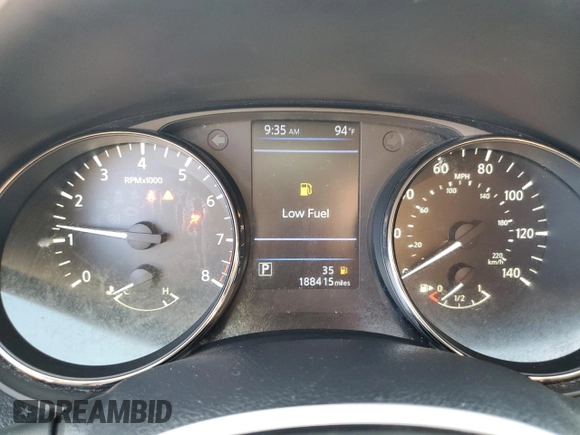 2020 Nissan Rogue SV with VIN KNMAT2MT2LP515640, listed as a Copart auction lot 65431065 with 188,415 mi miles and Clean title. Bid and sale history available at DreamBid. Image 9.