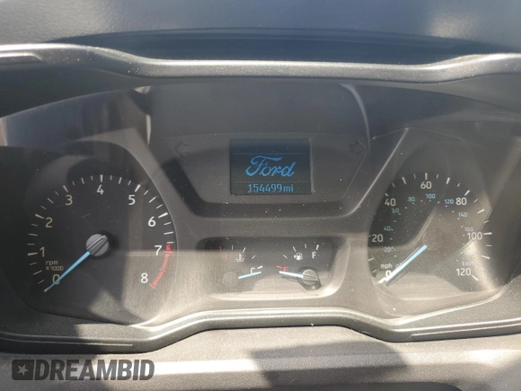 2016 Ford Transit Cargo with VIN 1FTYR1ZM7GKA22550, listed as a Copart auction lot 55584895 with 154,499 mi miles and Salvage title. Bid and sale history available at DreamBid. Image 9.