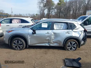 2023 Nissan Rogue SV with VIN JN8BT3BBXPW493505, listed as a IAAI auction lot 41982100 with 9,396 mi miles. Bid and sale history available at carsss.com. Image 13.