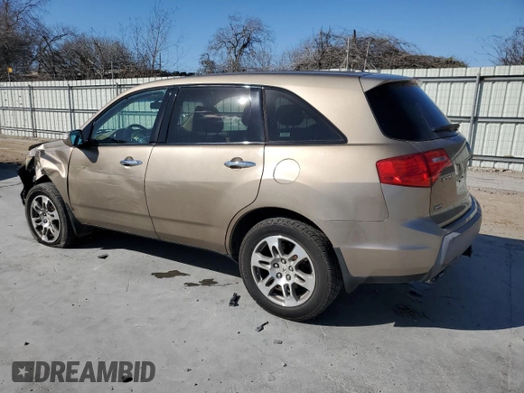 2008 Acura MDX with VIN 2HNYD28218H518029, listed as a Copart auction lot 46839255 with 181,794 mi miles and Salvage Title. Bid and sale history available at DreamBid. Image 2.