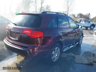 2009 Acura MDX Tech/Entertainment Pkg with VIN 2HNYD28459H507652, listed as a IAAI auction lot 41575853 with 111,196 mi miles. Bid and sale history available at carsss.com. Image 4.