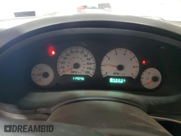 2005 Dodge Caravan SXT with VIN 1D4GP45RX5B165500, listed as a Copart auction lot 59680105 with 119,096 mi miles and Salvage title. Bid and sale history available at DreamBid. Image 9.