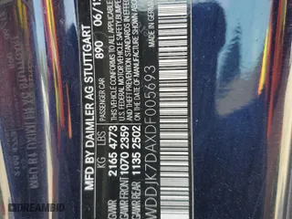 2013 Mercedes-Benz SL-Class SL 550 with VIN WDDJK7DAXDF005693, listed as a Copart auction lot 51495395 with 135,406 mi miles and Salvage Title. Bid and sale history available at carsss.com. Image 12.