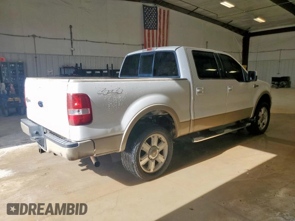 2008 Ford F-150 XLT with VIN 1FTPW14V28KD81567, listed as a Copart auction lot 60050705 with 333,364 mi miles and Clean title. Bid and sale history available at DreamBid. Image 3.
