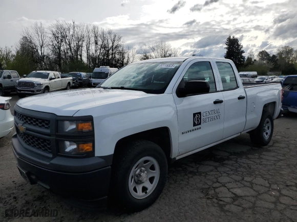2014 Chevrolet Silverado 1500 Work Truck with VIN 1GCRCPEH9EZ324282, listed as a Copart auction lot 52715325 with 127,180 mi miles and Clean Title. Bid and sale history available at carsss.com. Image 1.