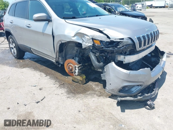 2021 Jeep Cherokee Limited with VIN 1C4PJMDX1MD179500, listed as a IAAI auction lot 42352203 with 76,205 mi miles and . Bid and sale history available at DreamBid. Image 6.