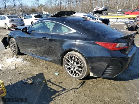 2016 Lexus RC 300 with VIN JTHSM5BC3G5001527, listed as a Copart auction lot 84865624 with 56,978 mi miles and Salvage Title. Bid and sale history available at carsss.com. Image 2.