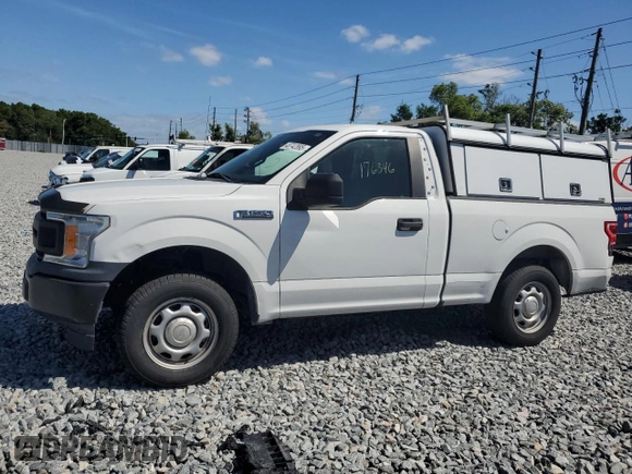 2018 Ford F-150 XL with VIN 1FTMF1CB6JFE60054, listed as a Copart auction lot 48742895 with 176,346 mi miles and Non Repairable. Bid and sale history available at carsss.com. Image 2.