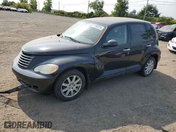 2007 Chrysler PT Cruiser with VIN 3A8FY48B27T525776, listed as a Copart auction lot 71160724 with 172,613 mi miles and Salvage Title. Bid and sale history available at carsss.com. Image 1.