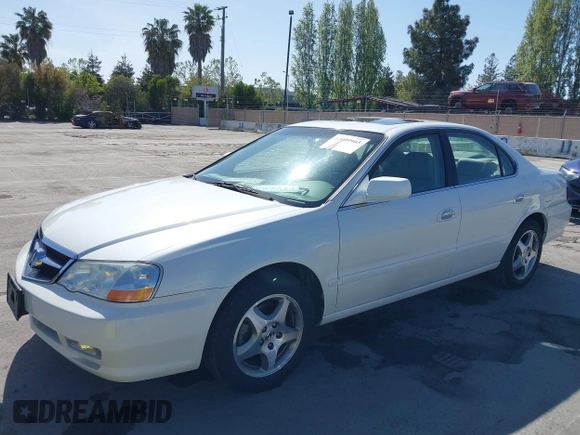 2002 Acura TL with VIN 19UUA56682A012256, listed as a IAAI auction lot 42099903 with 149,782 mi miles. Bid and sale history available at carsss.com. Image 6.