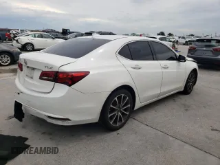 2017 Acura TLX V6 with VIN 19UUB2F30HA005909, listed as a Copart auction lot 61299515 with 144,648 mi miles and Salvage title. Bid and sale history available at DreamBid. Image 3.
