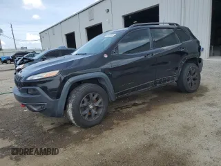 2016 Jeep Cherokee Trailhawk z VIN 1C4PJMBS8GW226845, wystawiony jako Copart lot #58401865 z przebiegiem 153 133 mil mil oraz Szkoda całkowita • Salvage title. Historia ofert i sprzedaży dostępna na DreamBid. Obrazek 1.