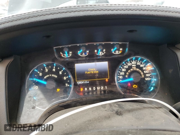 2013 Ford F-150 XL with VIN 1FTFX1EF2DFA74404, listed as a Copart auction lot 82196384 with 108,241 mi miles and Salvage Title. Bid and sale history available at carsss.com. Image 9.