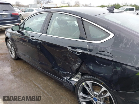 2019 Ford Fusion Titanium with VIN 3FA6P0K93KR243148, listed as a IAAI auction lot 41757469 with 78,859 mi miles. Bid and sale history available at carsss.com. Image 6.