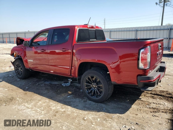 2022 GMC Canyon 2WD Elevation with VIN 1GTG5CENXN1117107, listed as a Copart auction lot 46647885 with 0 mi miles and Salvage Title. Bid and sale history available at carsss.com. Image 2.