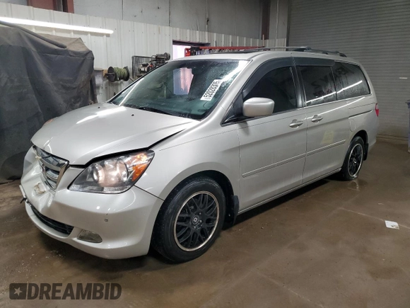2007 Honda Odyssey Touring with VIN 5FNRL38847B013730, listed as a Copart auction lot 52028305 with 209,487 mi miles and Salvage Title. Bid and sale history available at carsss.com. Image 1.