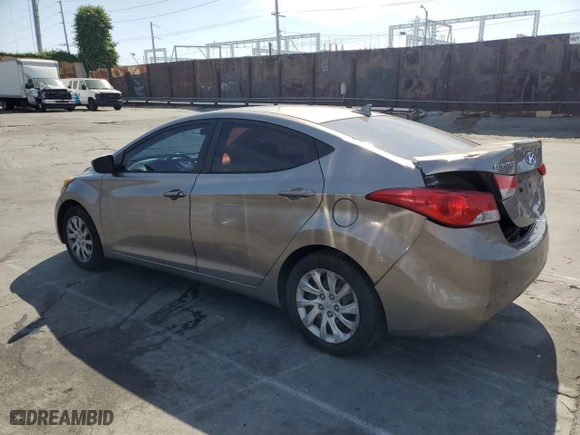 2013 Hyundai Elantra Limited PZEV with VIN 5NPDH4AE1DH186412, listed as a Copart auction lot 53165965 with 156,004 mi miles and Salvage Title. Bid and sale history available at carsss.com. Image 2.