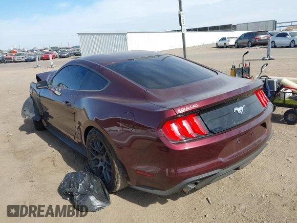 2018 Ford Mustang EcoBoost with VIN 1FA6P8THXJ5185643, listed as a IAAI auction lot 41562837 with 58,397 mi miles and . Bid and sale history available at carsss.com. Image 3.