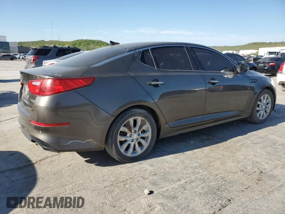 2015 Kia Optima EX with VIN 5XXGN4A72FG404167, listed as a Copart auction lot 53261445 with 156,517 mi miles and Salvage Title. Bid and sale history available at carsss.com. Image 3.