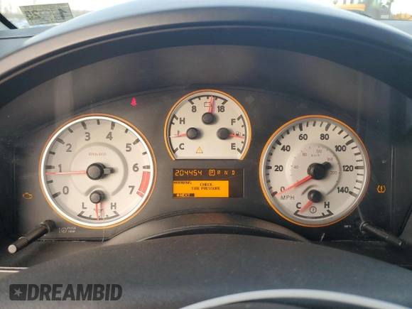 2012 Nissan Titan SE with VIN 1N6BA0CH9CN302320, listed as a Copart auction lot 44898205 with 204,454 mi miles and Clean Title. Bid and sale history available at carsss.com. Image 9.